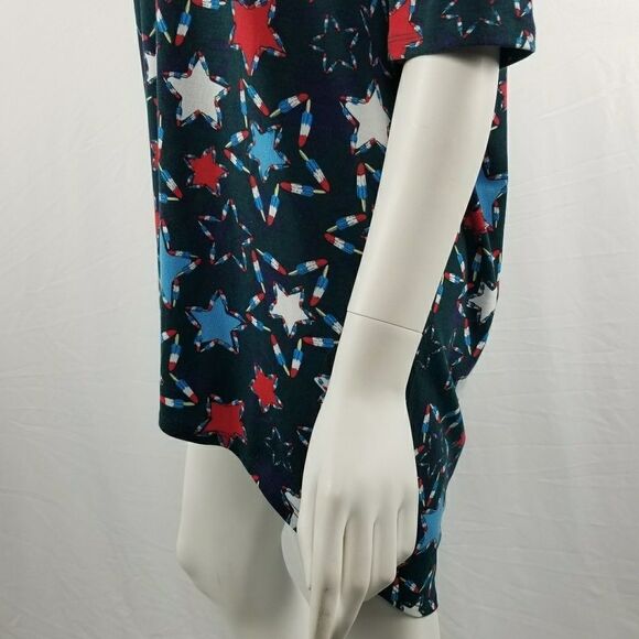 Lularoe Navy Blue 4th of July Popsicles Irma Tunic - Picture 5 of 5
